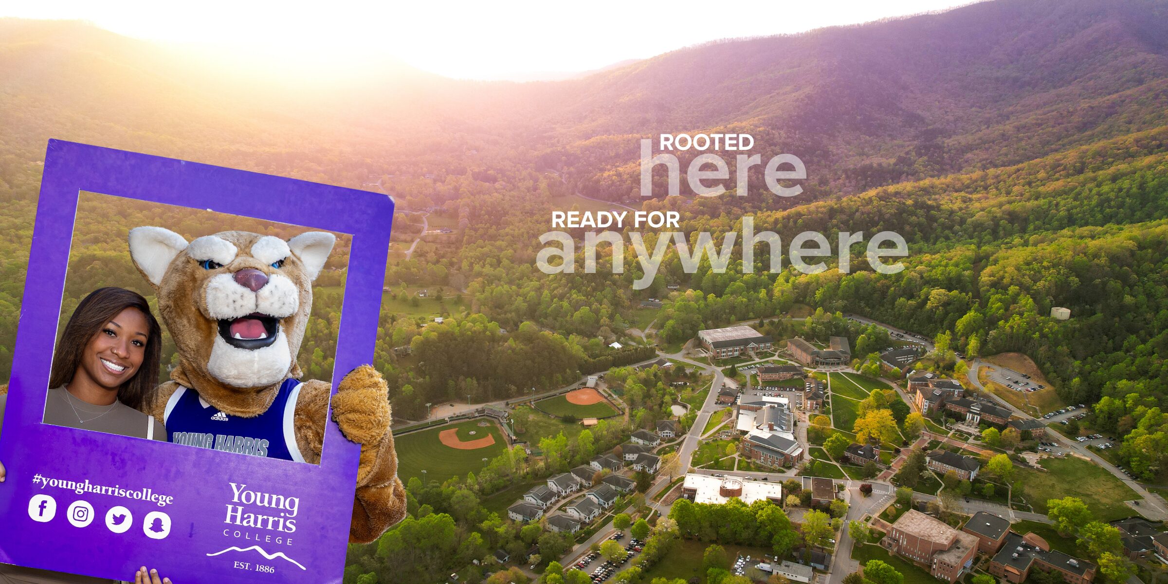Aerial of campus