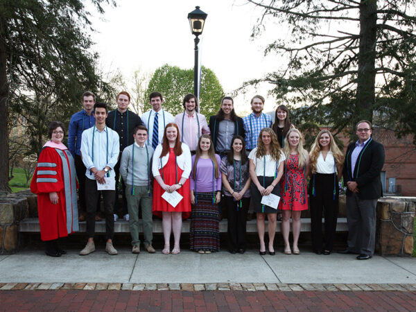 Alpha Chi Inductees