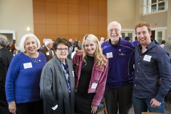 Alumni in Suber Banquet Hall