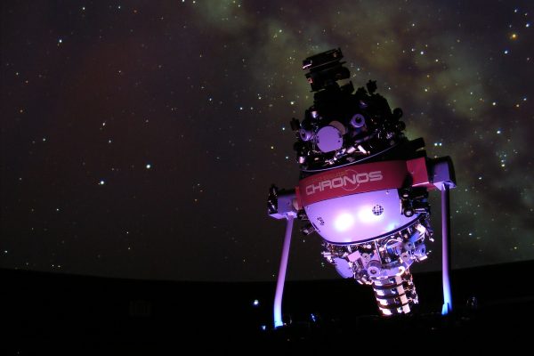 a machine in the dark