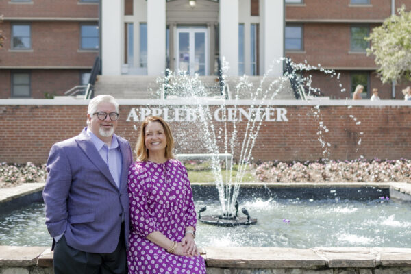 President Wells and wife Shannon
