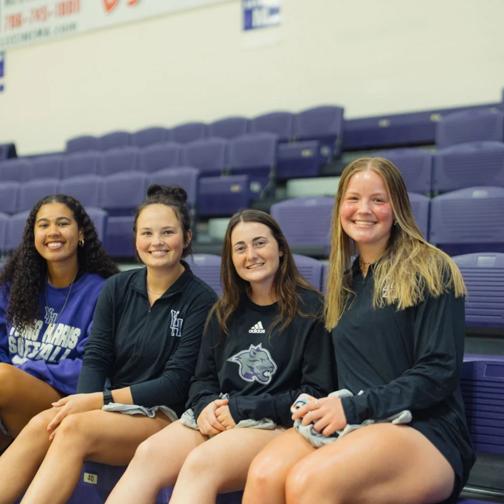 YHC students attending an athletic event
