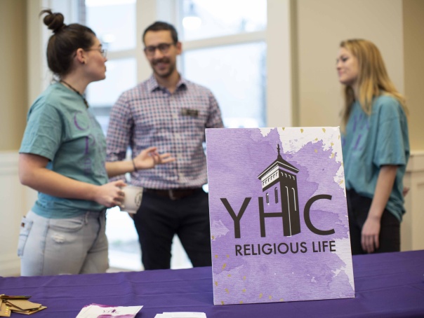 Religious Life sign at YHC